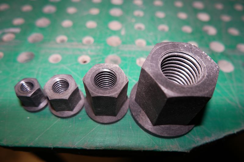 Isoplast™ Fiberglass Hex Nuts™ On Creative Composites Group